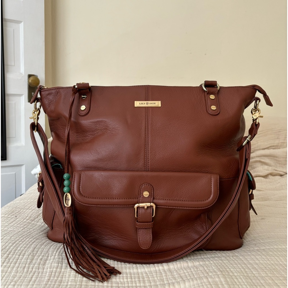 Lily Jade Meggan Convertible Leather Tote Bag